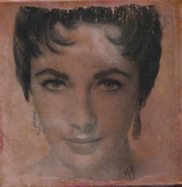 Liz Taylor Pink Canvas